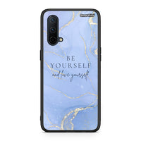 Thumbnail for OnePlus Nord CE 5G Be Yourself θήκη από τη Smartfits με σχέδιο στο πίσω μέρος και μαύρο περίβλημα | Smartphone case with colorful back and black bezels by Smartfits