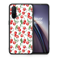 Thumbnail for Θήκη OnePlus Nord CE 5G Cherry Summer από τη Smartfits με σχέδιο στο πίσω μέρος και μαύρο περίβλημα | OnePlus Nord CE 5G Cherry Summer case with colorful back and black bezels