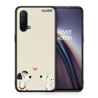 Thumbnail for Θήκη OnePlus Nord CE 5G Dalmatians Love από τη Smartfits με σχέδιο στο πίσω μέρος και μαύρο περίβλημα | OnePlus Nord CE 5G Dalmatians Love case with colorful back and black bezels