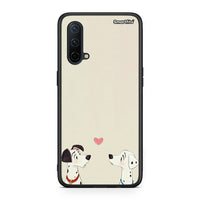 Thumbnail for OnePlus Nord CE 5G Dalmatians Love θήκη από τη Smartfits με σχέδιο στο πίσω μέρος και μαύρο περίβλημα | Smartphone case with colorful back and black bezels by Smartfits