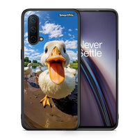 Thumbnail for Θήκη OnePlus Nord CE 5G Duck Face από τη Smartfits με σχέδιο στο πίσω μέρος και μαύρο περίβλημα | OnePlus Nord CE 5G Duck Face case with colorful back and black bezels