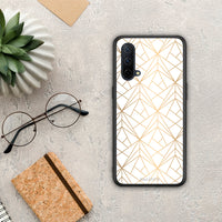Thumbnail for Geometric Luxury White - OnePlus Nord CE 5G case