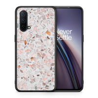 Thumbnail for Θήκη OnePlus Nord CE 5G Marble Terrazzo από τη Smartfits με σχέδιο στο πίσω μέρος και μαύρο περίβλημα | OnePlus Nord CE 5G Marble Terrazzo case with colorful back and black bezels