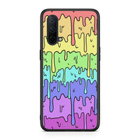 Thumbnail for OnePlus Nord CE 5G Melting Rainbow θήκη από τη Smartfits με σχέδιο στο πίσω μέρος και μαύρο περίβλημα | Smartphone case with colorful back and black bezels by Smartfits