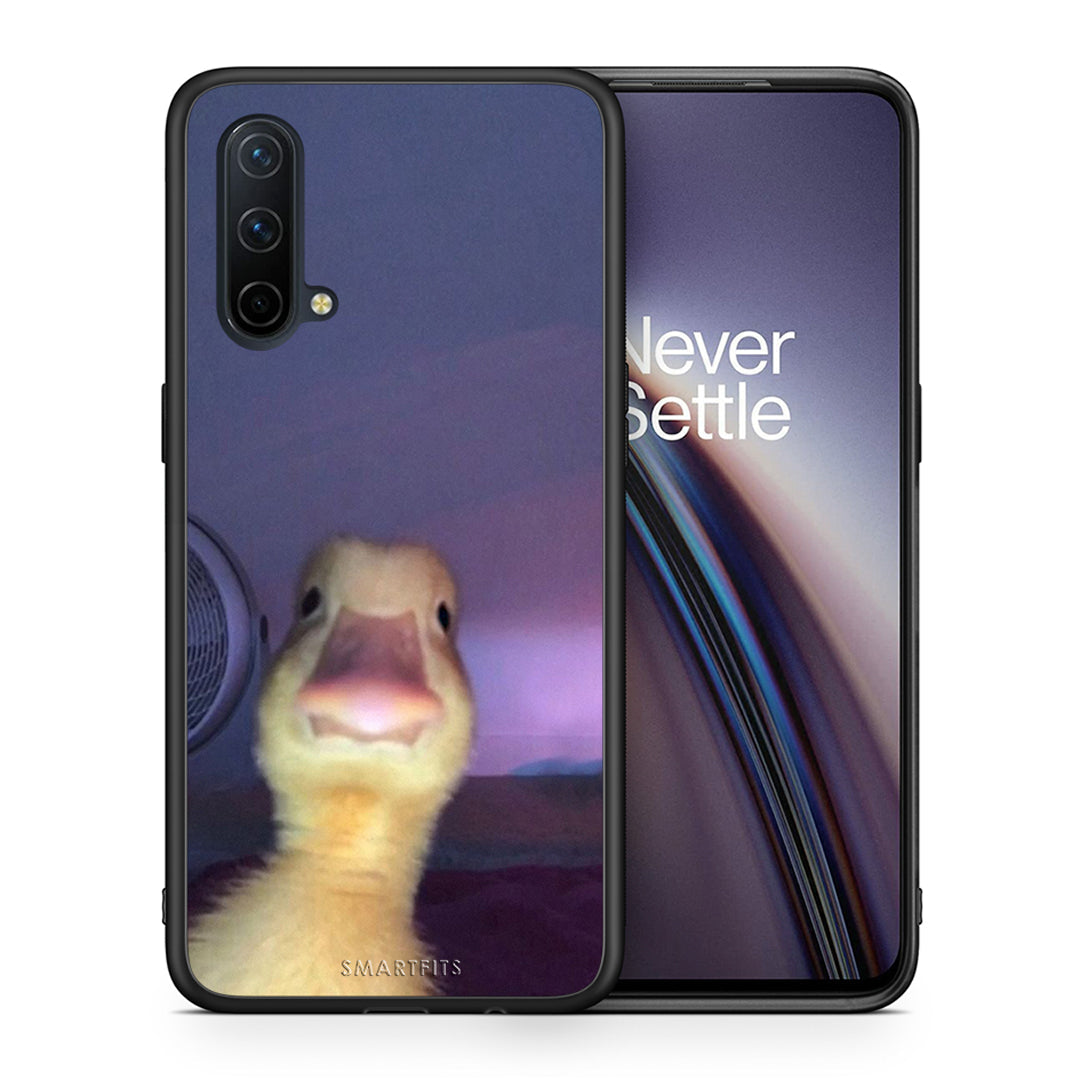 Θήκη OnePlus Nord CE 5G Meme Duck από τη Smartfits με σχέδιο στο πίσω μέρος και μαύρο περίβλημα | OnePlus Nord CE 5G Meme Duck case with colorful back and black bezels