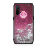 Thumbnail for OnePlus Nord CE 5G Pink Moon Θήκη από τη Smartfits με σχέδιο στο πίσω μέρος και μαύρο περίβλημα | Smartphone case with colorful back and black bezels by Smartfits