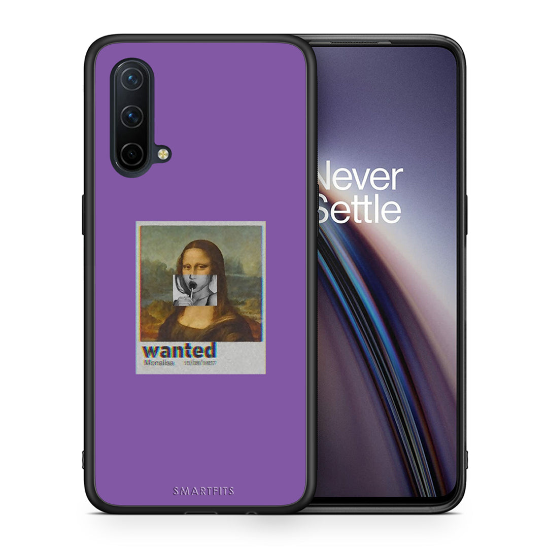 Θήκη OnePlus Nord CE 5G Monalisa Popart από τη Smartfits με σχέδιο στο πίσω μέρος και μαύρο περίβλημα | OnePlus Nord CE 5G Monalisa Popart case with colorful back and black bezels