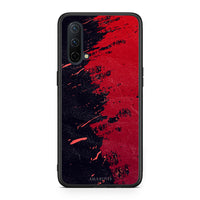 Thumbnail for OnePlus Nord CE 5G Red Paint Θήκη Αγίου Βαλεντίνου από τη Smartfits με σχέδιο στο πίσω μέρος και μαύρο περίβλημα | Smartphone case with colorful back and black bezels by Smartfits