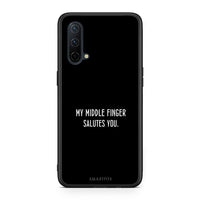 Thumbnail for OnePlus Nord CE 5G Salute θήκη από τη Smartfits με σχέδιο στο πίσω μέρος και μαύρο περίβλημα | Smartphone case with colorful back and black bezels by Smartfits