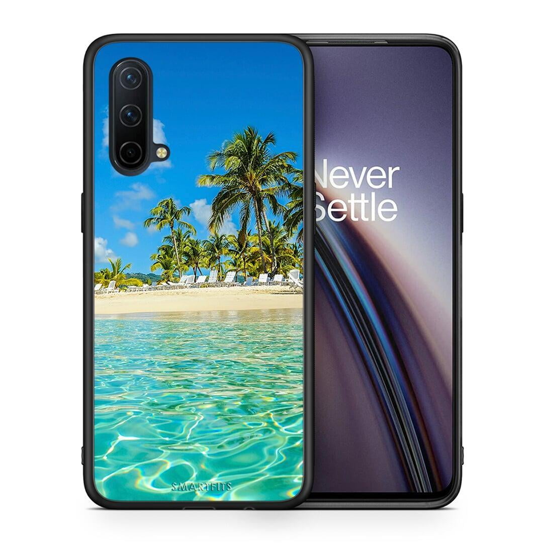 Θήκη OnePlus Nord CE 5G Tropical Vibes από τη Smartfits με σχέδιο στο πίσω μέρος και μαύρο περίβλημα | OnePlus Nord CE 5G Tropical Vibes case with colorful back and black bezels