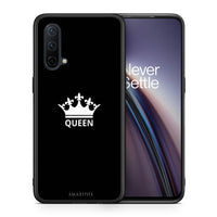 Thumbnail for Θήκη OnePlus Nord CE 5G Queen Valentine από τη Smartfits με σχέδιο στο πίσω μέρος και μαύρο περίβλημα | OnePlus Nord CE 5G Queen Valentine case with colorful back and black bezels