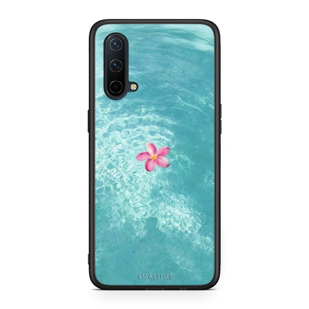 OnePlus Nord CE 5G Water Flower Θήκη από τη Smartfits με σχέδιο στο πίσω μέρος και μαύρο περίβλημα | Smartphone case with colorful back and black bezels by Smartfits