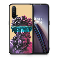 Thumbnail for Θήκη Αγίου Βαλεντίνου OnePlus Nord CE 5G Zeus Art από τη Smartfits με σχέδιο στο πίσω μέρος και μαύρο περίβλημα | OnePlus Nord CE 5G Zeus Art case with colorful back and black bezels