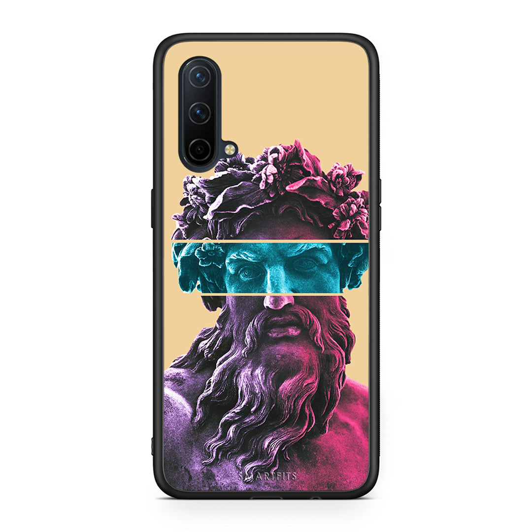 OnePlus Nord CE 5G Zeus Art Θήκη Αγίου Βαλεντίνου από τη Smartfits με σχέδιο στο πίσω μέρος και μαύρο περίβλημα | Smartphone case with colorful back and black bezels by Smartfits