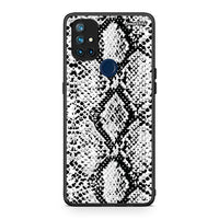 Thumbnail for 24 - OnePlus Nord N10 5G White Snake Animal case, cover, bumper