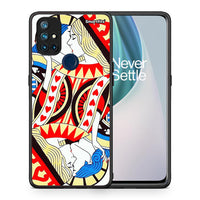 Thumbnail for Θήκη OnePlus Nord N10 5G Card Love από τη Smartfits με σχέδιο στο πίσω μέρος και μαύρο περίβλημα | OnePlus Nord N10 5G Card Love case with colorful back and black bezels