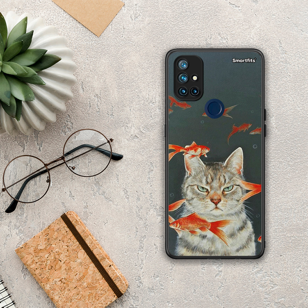 Cat Goldfish - OnePlus Nord N10 5G case