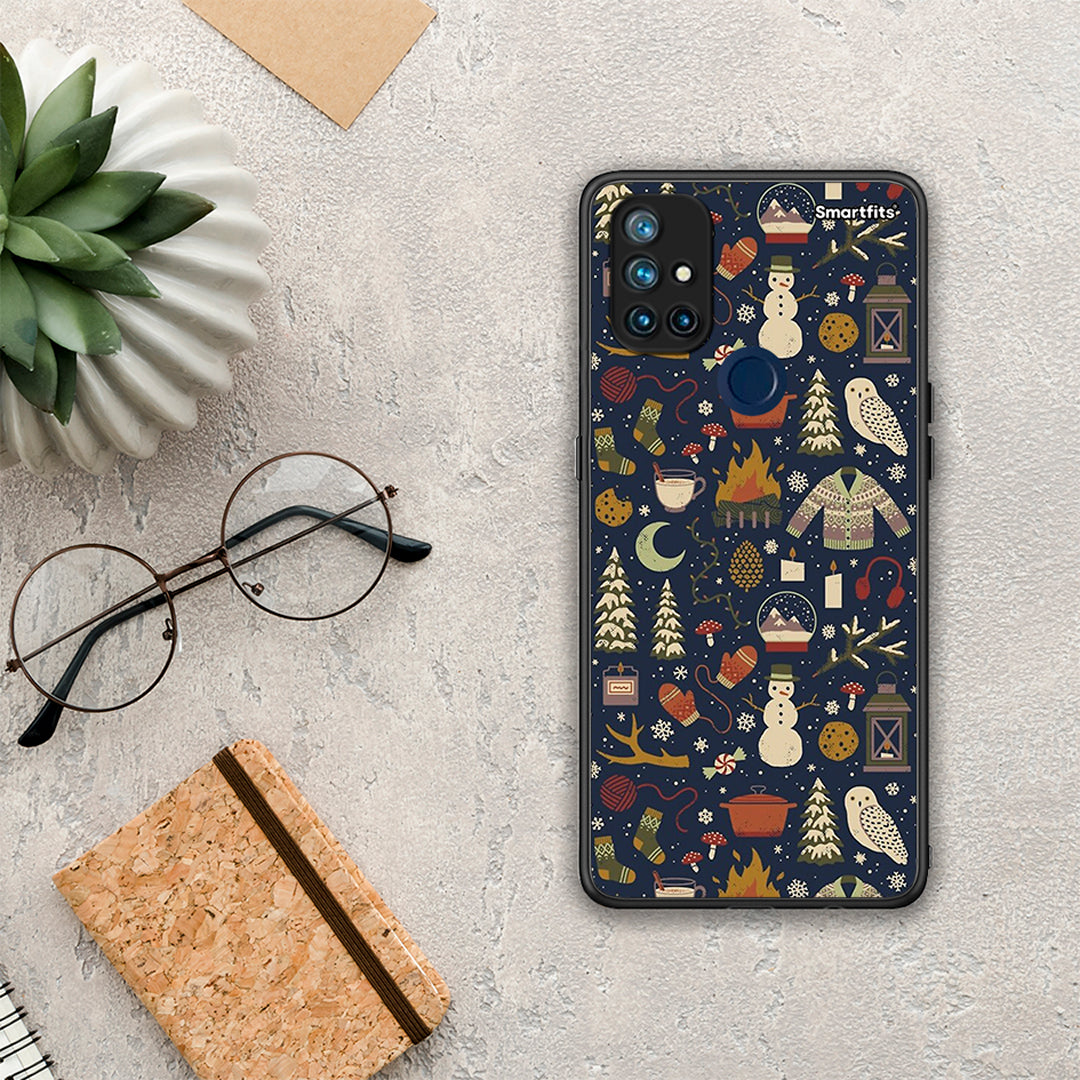 Christmas Elements - OnePlus Nord N10 5G case