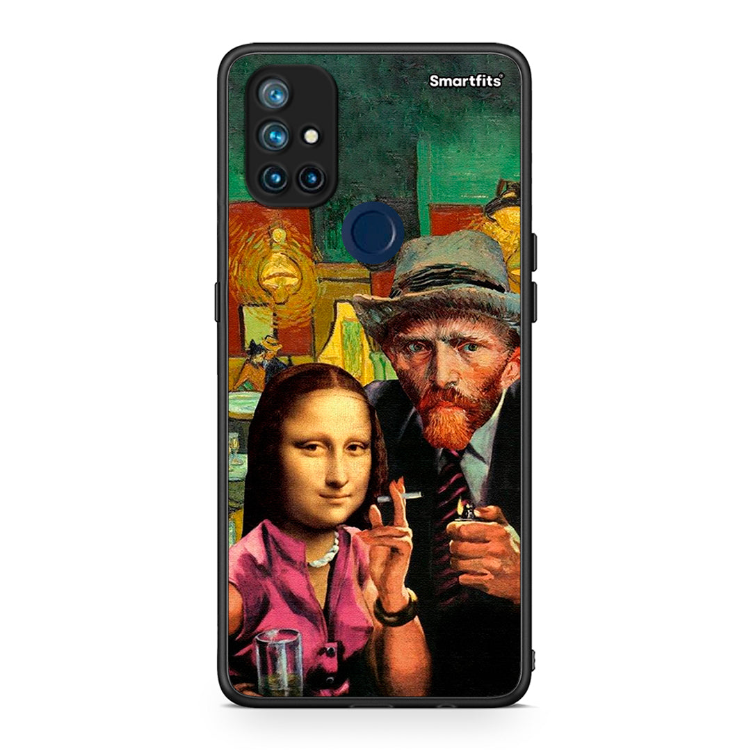 OnePlus Nord N10 5G Funny Art θήκη από τη Smartfits με σχέδιο στο πίσω μέρος και μαύρο περίβλημα | Smartphone case with colorful back and black bezels by Smartfits