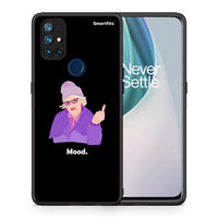 Thumbnail for Θήκη OnePlus Nord N10 5G Grandma Mood Black από τη Smartfits με σχέδιο στο πίσω μέρος και μαύρο περίβλημα | OnePlus Nord N10 5G Grandma Mood Black case with colorful back and black bezels