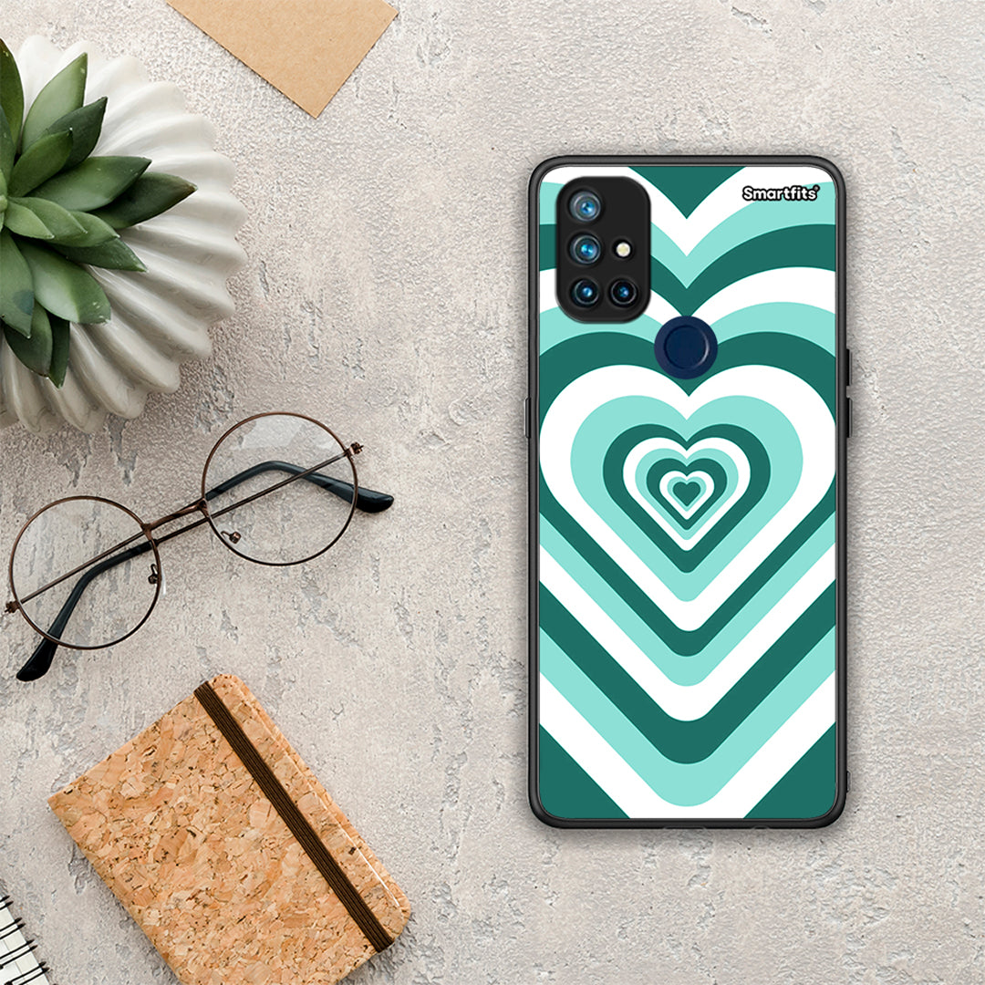 Green Hearts - OnePlus Nord N10 5G case