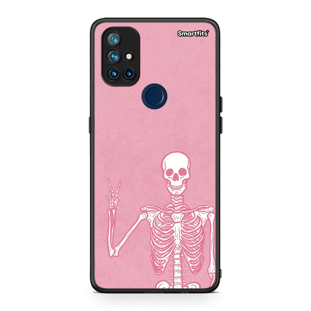 OnePlus Nord N10 5G Halloween Motivation Θήκη από τη Smartfits με σχέδιο στο πίσω μέρος και μαύρο περίβλημα | Smartphone case with colorful back and black bezels by Smartfits