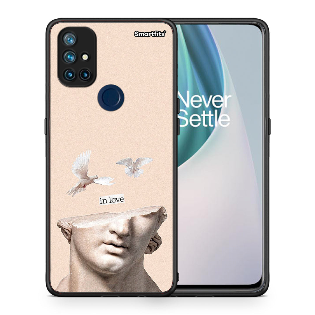 Θήκη OnePlus Nord N10 5G In Love από τη Smartfits με σχέδιο στο πίσω μέρος και μαύρο περίβλημα | OnePlus Nord N10 5G In Love case with colorful back and black bezels