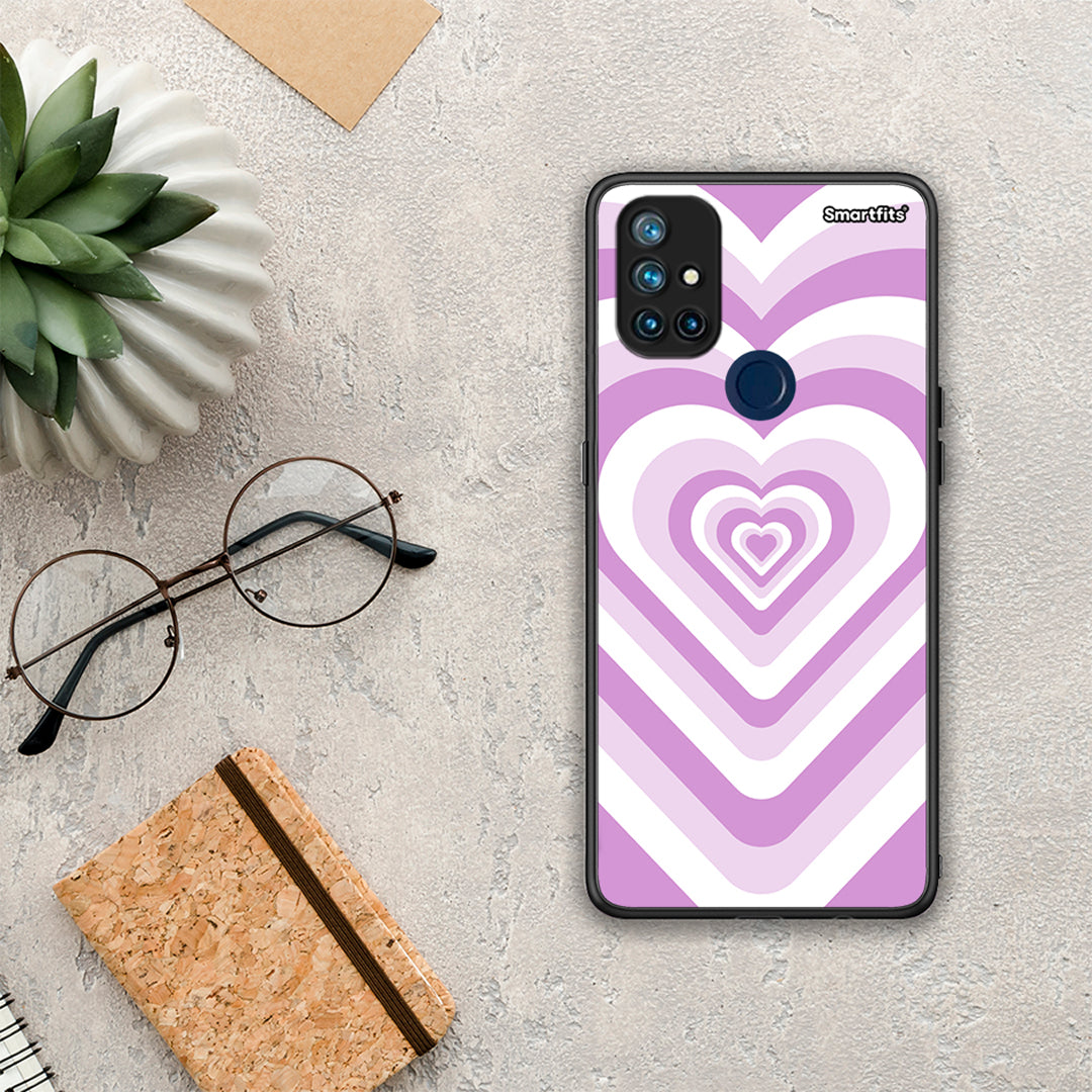 Lilac Hearts - OnePlus Nord N10 5G case