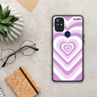 Thumbnail for Lilac Hearts - OnePlus Nord N10 5G case