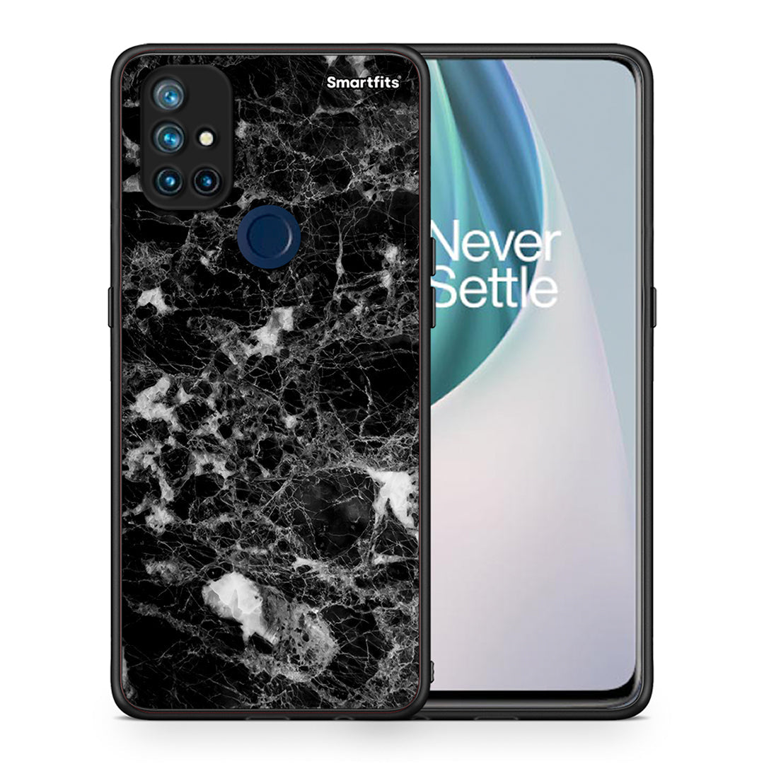 Θήκη OnePlus Nord N10 5G Male Marble από τη Smartfits με σχέδιο στο πίσω μέρος και μαύρο περίβλημα | OnePlus Nord N10 5G Male Marble case with colorful back and black bezels