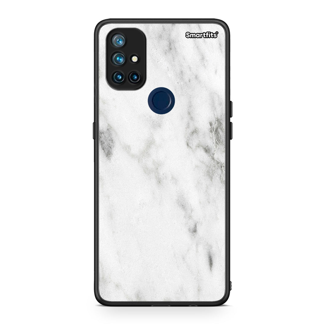 2 - OnePlus Nord N10 5G White marble case, cover, bumper