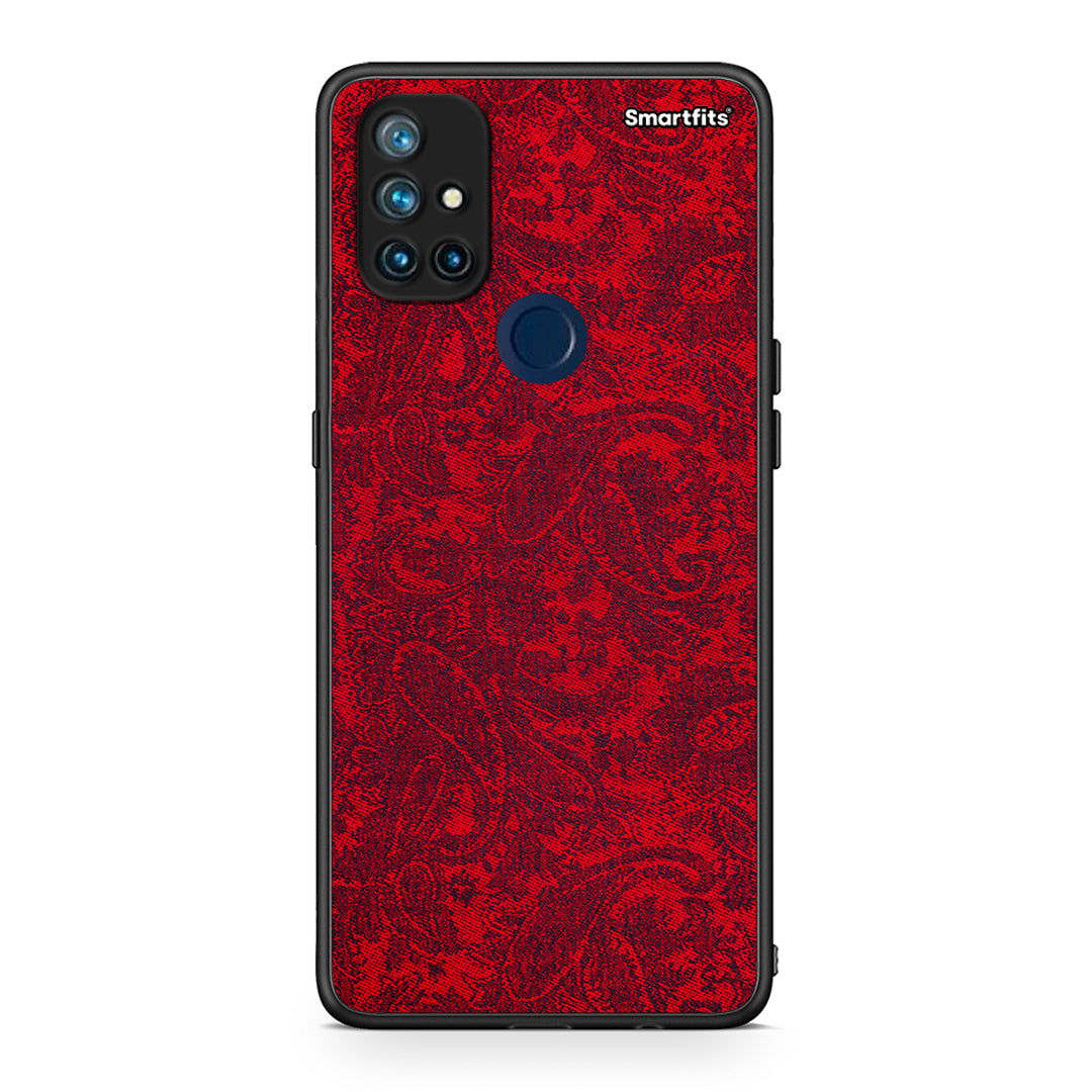 OnePlus Nord N10 5G Paisley Cashmere θήκη από τη Smartfits με σχέδιο στο πίσω μέρος και μαύρο περίβλημα | Smartphone case with colorful back and black bezels by Smartfits