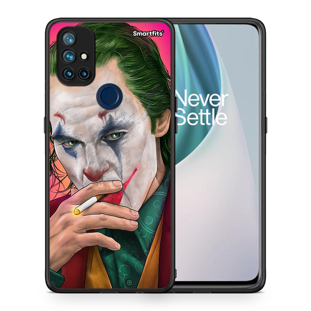 Θήκη OnePlus Nord N10 5G JokesOnU PopArt από τη Smartfits με σχέδιο στο πίσω μέρος και μαύρο περίβλημα | OnePlus Nord N10 5G JokesOnU PopArt case with colorful back and black bezels