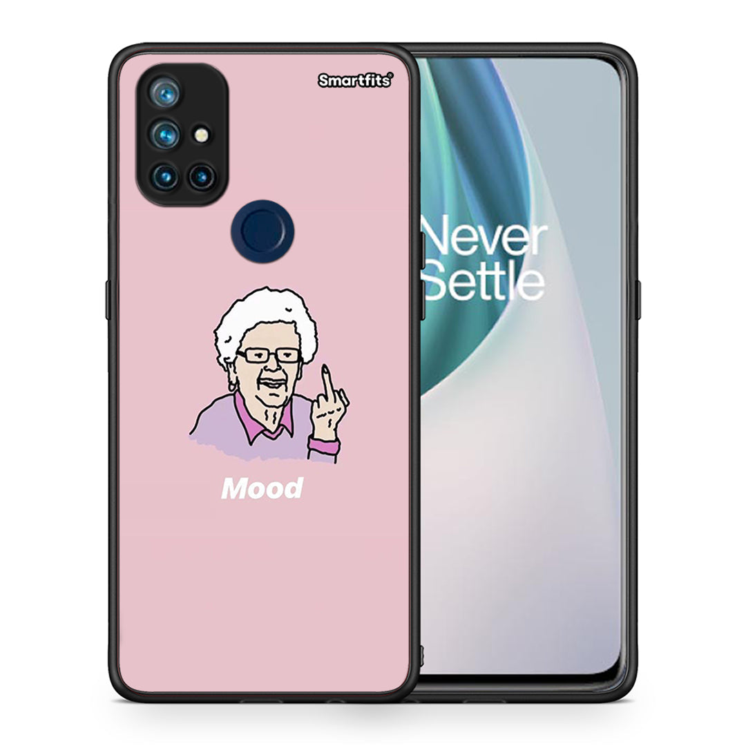 Θήκη OnePlus Nord N10 5G Mood PopArt από τη Smartfits με σχέδιο στο πίσω μέρος και μαύρο περίβλημα | OnePlus Nord N10 5G Mood PopArt case with colorful back and black bezels