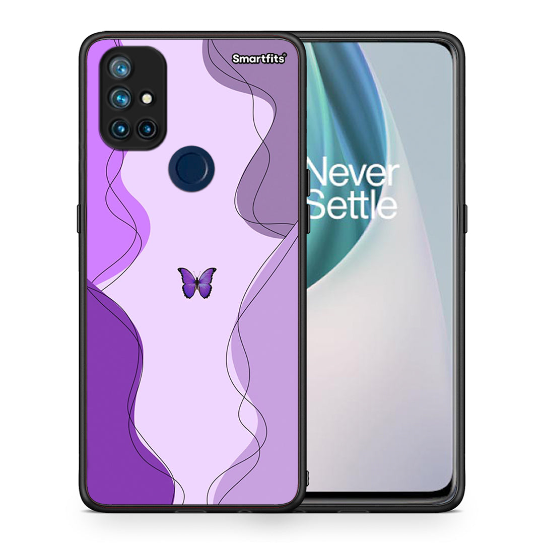 Purple Mariposa - OnePlus Nord N10 5G case