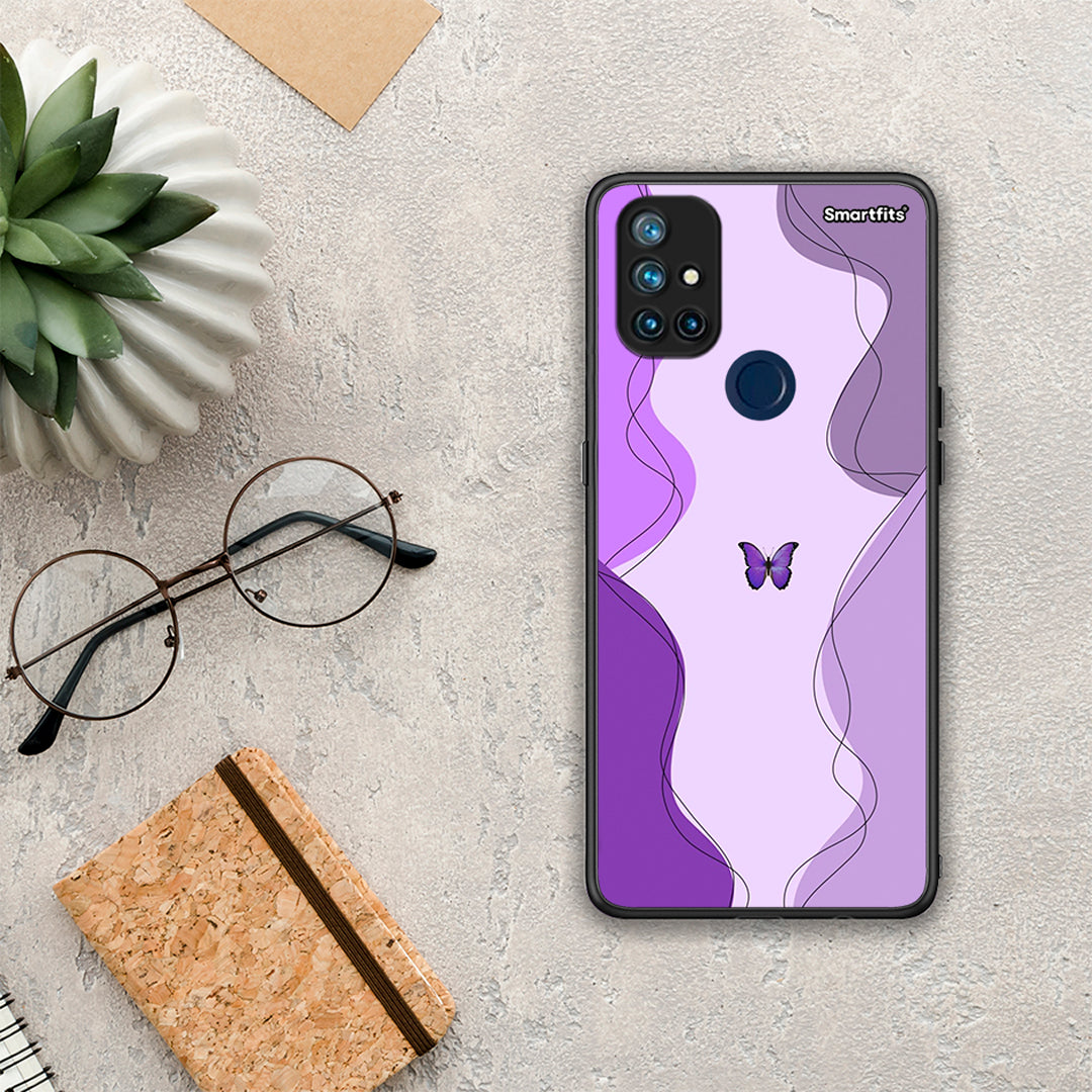 Purple Mariposa - OnePlus Nord N10 5G case