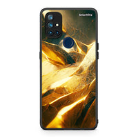 Thumbnail for OnePlus Nord N10 5G Real Gold θήκη από τη Smartfits με σχέδιο στο πίσω μέρος και μαύρο περίβλημα | Smartphone case with colorful back and black bezels by Smartfits