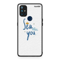 Thumbnail for OnePlus Nord N10 5G Sea You Θήκη από τη Smartfits με σχέδιο στο πίσω μέρος και μαύρο περίβλημα | Smartphone case with colorful back and black bezels by Smartfits
