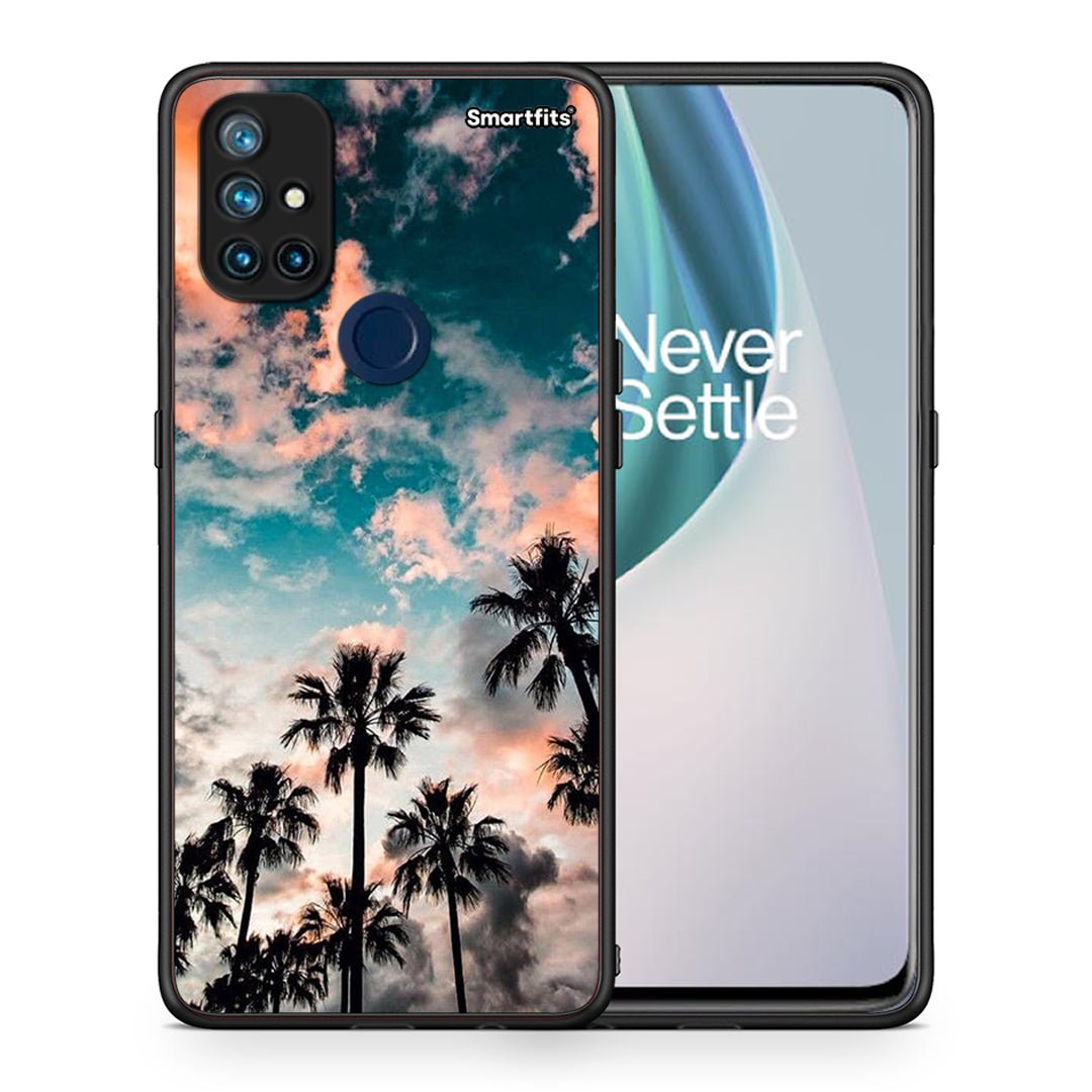 Θήκη OnePlus Nord N10 5G Sky Summer από τη Smartfits με σχέδιο στο πίσω μέρος και μαύρο περίβλημα | OnePlus Nord N10 5G Sky Summer case with colorful back and black bezels