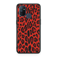 Thumbnail for 4 - OnePlus Nord N100 Red Leopard Animal case, cover, bumper