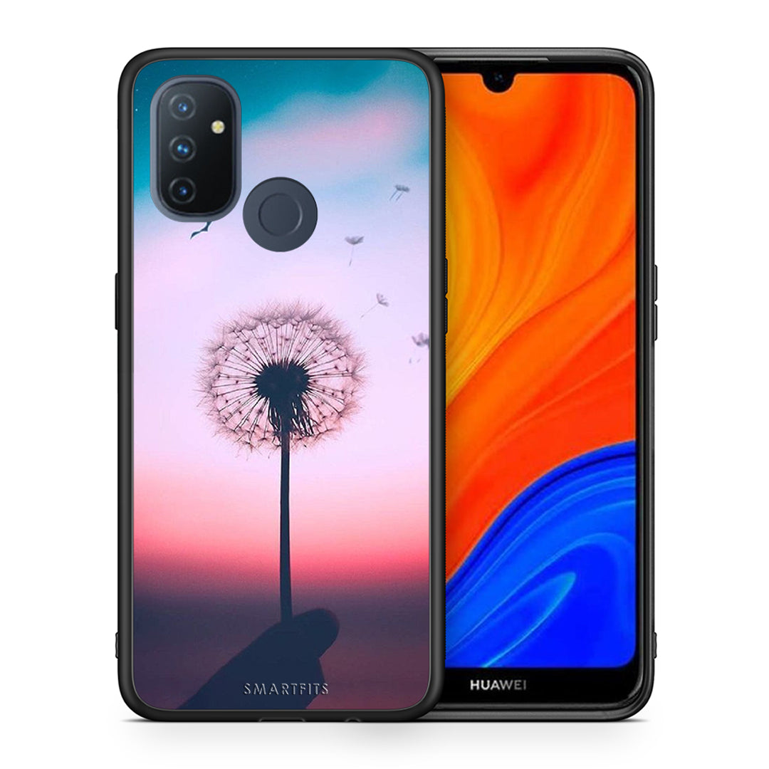 Θήκη OnePlus Nord N100 Wish Boho από τη Smartfits με σχέδιο στο πίσω μέρος και μαύρο περίβλημα | OnePlus Nord N100 Wish Boho case with colorful back and black bezels