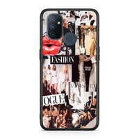 Thumbnail for OnePlus Nord N100 Collage Fashion Θήκη Αγίου Βαλεντίνου από τη Smartfits με σχέδιο στο πίσω μέρος και μαύρο περίβλημα | Smartphone case with colorful back and black bezels by Smartfits
