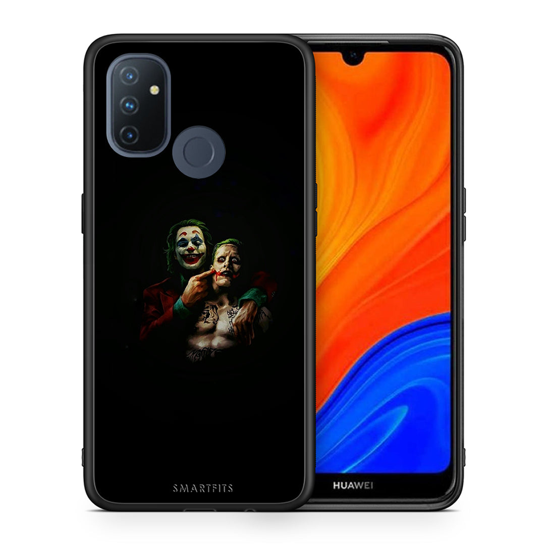 Θήκη OnePlus Nord N100 Clown Hero από τη Smartfits με σχέδιο στο πίσω μέρος και μαύρο περίβλημα | OnePlus Nord N100 Clown Hero case with colorful back and black bezels