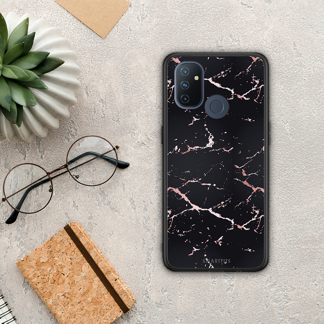 Marble Black Rosegold - OnePlus Nord N100 case
