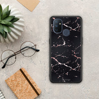 Thumbnail for Marble Black Rosegold - OnePlus Nord N100 case
