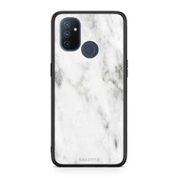 Thumbnail for 2 - OnePlus Nord N100 White marble case, cover, bumper