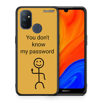 Thumbnail for Θήκη OnePlus Nord N100 My Password από τη Smartfits με σχέδιο στο πίσω μέρος και μαύρο περίβλημα | OnePlus Nord N100 My Password case with colorful back and black bezels