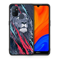 Thumbnail for Θήκη OnePlus Nord N100 Lion Designer PopArt από τη Smartfits με σχέδιο στο πίσω μέρος και μαύρο περίβλημα | OnePlus Nord N100 Lion Designer PopArt case with colorful back and black bezels