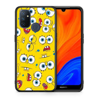 Thumbnail for Θήκη OnePlus Nord N100 Sponge PopArt από τη Smartfits με σχέδιο στο πίσω μέρος και μαύρο περίβλημα | OnePlus Nord N100 Sponge PopArt case with colorful back and black bezels