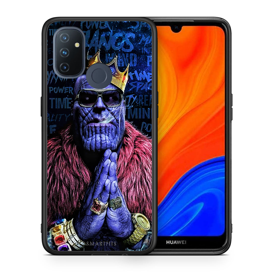 Θήκη OnePlus Nord N100 Thanos PopArt από τη Smartfits με σχέδιο στο πίσω μέρος και μαύρο περίβλημα | OnePlus Nord N100 Thanos PopArt case with colorful back and black bezels